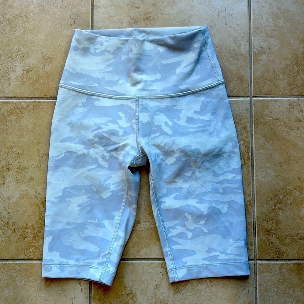 White Army Lululemon Shorts
